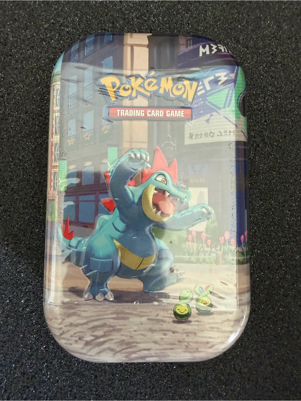 Pokemon TCG Lumiose City Tin  Feraligatr Artwork